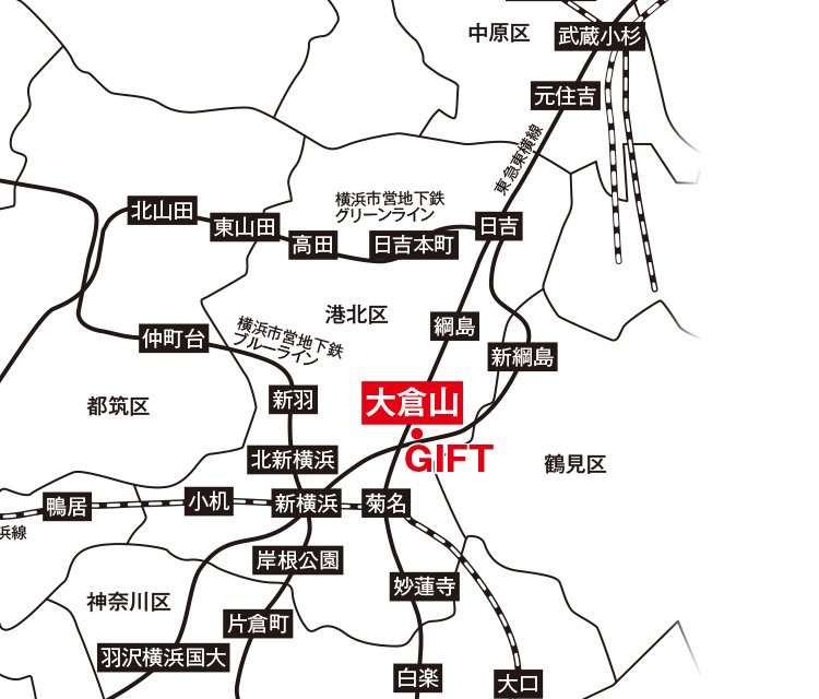 株式会社ギフト 東横線に強い 赤い看板でおなじみ不動産のギフト